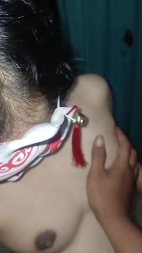 Beautiful tomboy girl really likes to suck my   Clip 2