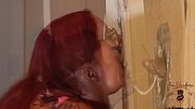 Compilation of 8 freaks having fun w/ gloryhole BBC