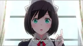 Big-Ass Anime Chick Shows Off Tits & Panties In Eroge Hentai Action