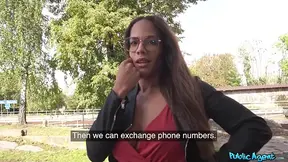 Public Agent HOT MOM gets a lustful head from a French tourist with an