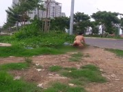 PUPLIC NAKED JERKING OFF