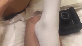 Asian Crossdresser Receives a Steamy Handjob