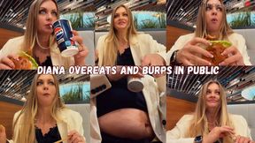 Diana overeats and burps in public MOV