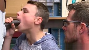 Step daddy, Step son in a store