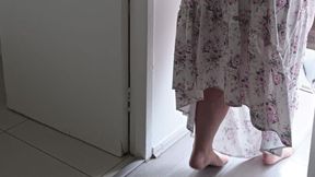 Real Big ass Milf gets undressed for BBC Lover. Interracial naughty play.