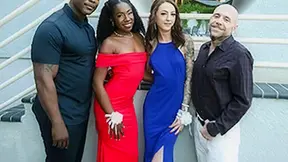 Anne Amari & Kendra Cole in Interracial Prom Pussy - DaughterSwap