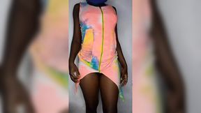 He Spotted My Pink Lingerie &mdash;  Hardened &mdash;  Fucked Behind & CAME Inside Me Roughly