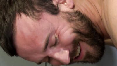 Chuk is rimmed and fucked by his horny coach in the locker room