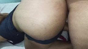 Going in and Out of Her Ass, the Crown Until He Came on the Edge of Her Little Asshole, It Was Well and Truly Fucked.