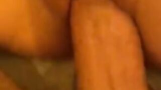 REAL LOVERS - Wifey takes huge cock whilst massaging her clitoris