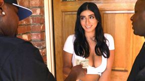 Latina beauty Violet Myers takes on big black BBC