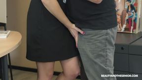 Grandpa Felix and the office slut