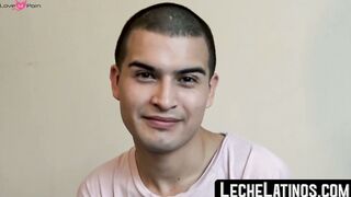 LecheLatinos.com - Newly turned gay Latino's POV blowjob and raw, facial fuck fest
