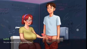 Curvy Desi Girlfriend Gets Naughty - A Summertime Saga Fantasy