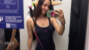 One-piece Swimsuit Fitting Room