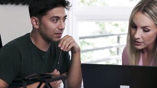 Busty BlondeBombshell Bunny Madison Twerks Her Giant Tits for Your Hung Jock  Then Eats You Alive