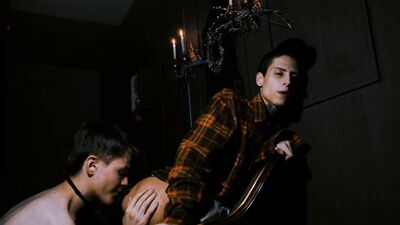 Oh! what an elegant anal fuck in an amazing setting