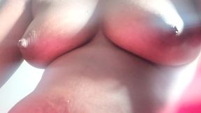 Massaging My Small Tits
