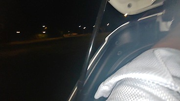 He gives me a ride and fucks me in the parking lot.