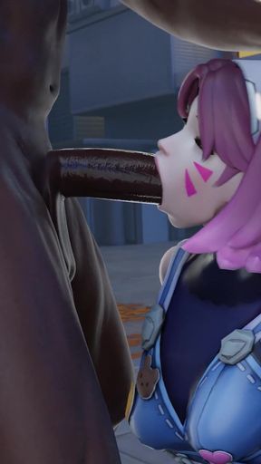 D.va - Pop Star Contract BBC 3D Overwatch Porn