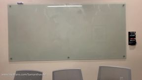 Naughty Secretary Pantyhose Peek