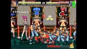 Rainbow Mika and gangbang crew in hot doggystyle action