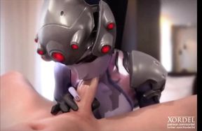 Widowmaker Loves Sucking Hard Dick