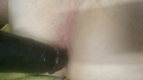 Inflatable dildo and cum