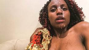 Ebony slut gets fucked hard in casting couch session