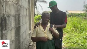 Woah! Ebony Student followed me to an uncompleted building