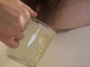 Bladder measurement pissing