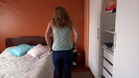 My stepson has premature ejaculation_ he cums twice as soon as I start touching myself.