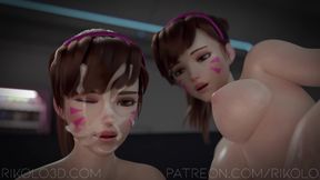 3D Futa Cumshot Compilation
