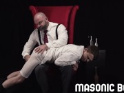 MasonicBoys - Dom daddy bear spanks and milks Austin Young