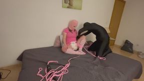 Diaper Girl Being Masturbated With Double Vibrators #3-2