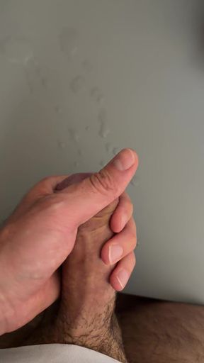 Cumming hard while watching porn