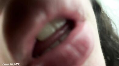 ASMR - Actual Lens Licking, Kisses, Tongue Sounds, Mouth Sounds EmmaTASMR