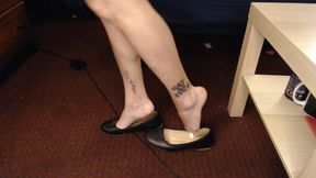 Dirty Ballet Flats Calves Feet Share