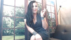 Smoking Milf shaves college stepson