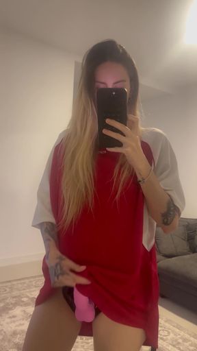 Big-titted amateur on OnlyFans