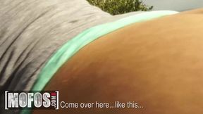 Jenna Lovely's tits flash before she gets pounded