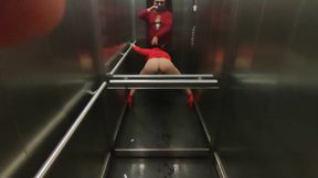 Very Risky Sex in a Elevator with Hot Neighbor Dada Deville