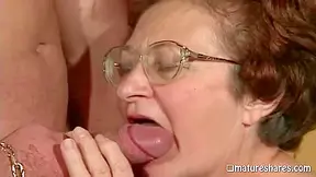 Horny Granny Uses Her Boytoy
