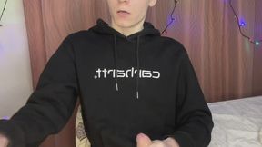 Twink Prostate Tingles During Intense Solo Hand Pump