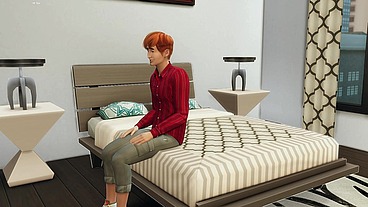 Mature woman catches her stepson masturbating in his room and offers to help him by having sex with him - The Creation