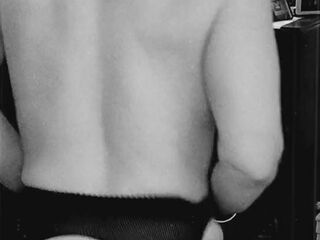 Sexiebabi B&W Betty Page Style Striptease