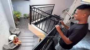 Horny Neighbor Catches Curvy KarenSleent and Uses Her Tight Body for Pure Filthy Pleasure