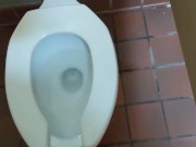 I'm Back In The Park Bathroom This Time Cumming On The Stall Wall