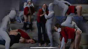 Bitchy Realtor Sadie Holmes Dominated and Punished by ghost