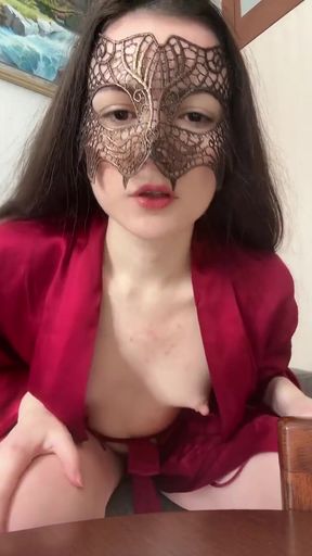 Russian Beauty Shows a Collection of Her Panties and Her Holes